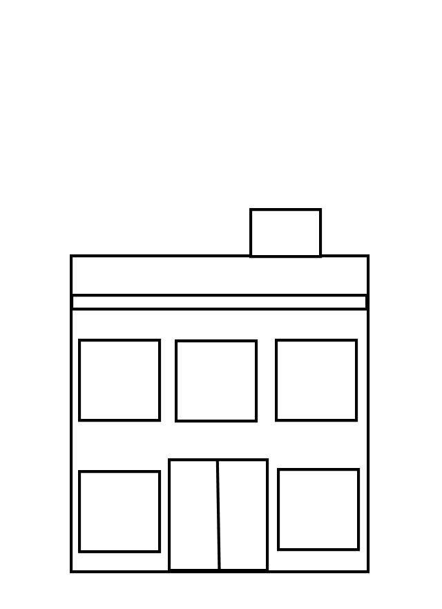 640x881 Building Clipart