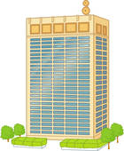 140x170 Stock Illustration Of Urban Office Building U21192908