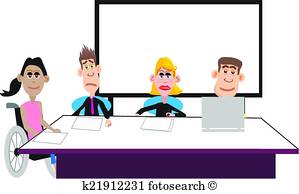 299x194 Office Meeting Clip Art Vector Graphics. 22,254 Office Meeting Eps