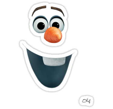 375x360 Best Photos Of Olaf Face Clip Art