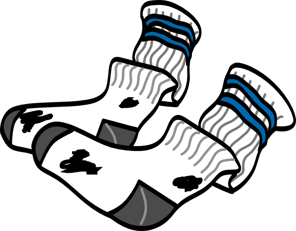 600x468 Old Socks Clip Art