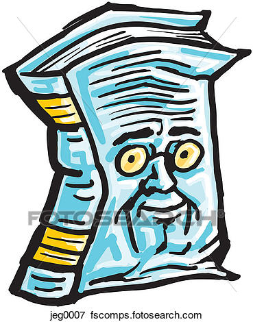 369x470 Stock Illustration Of An Old Worn Out Book With A Face Jeg0007