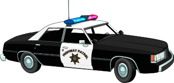 358x171 Police Cruiser Clipart