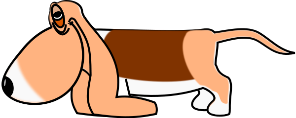 600x241 Bloodhound Clipart Old Dog