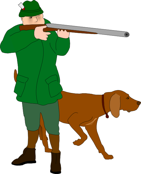 486x599 Hunting Clip Art Cartoon Clipart Panda