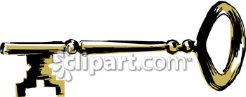 350x139 Old Fashioned Key Clipart
