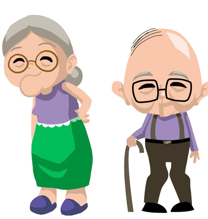 663x698 Graphics For Funny Old Lady Clip Art Graphics