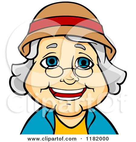450x470 Old Lady Cartoon Clipart