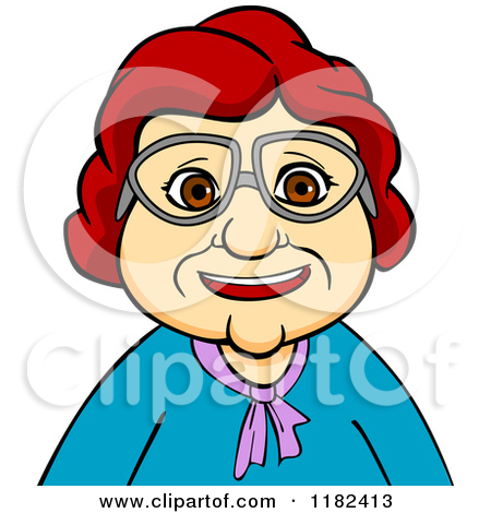 450x470 Old Woman Cartoon Clipart