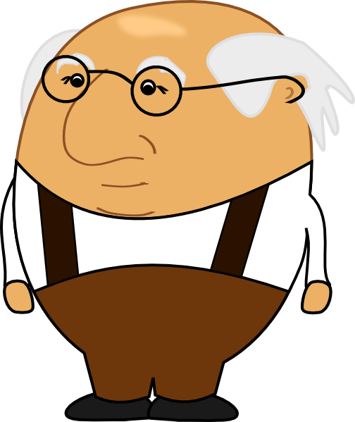 504x599 Old Man Clip Art