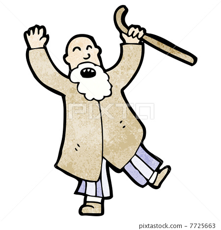 450x468 Angry Old Man Cartoon