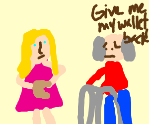 300x250 Young Girl Punches Old Man In The Face