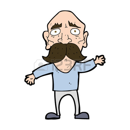 450x450 Cartoon Lonely Old Man Royalty Free Cliparts, Vectors, And Stock