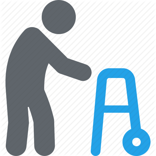 512x512 Geriatrics, Gerontology, Old Man, Walker Icon Icon Search Engine