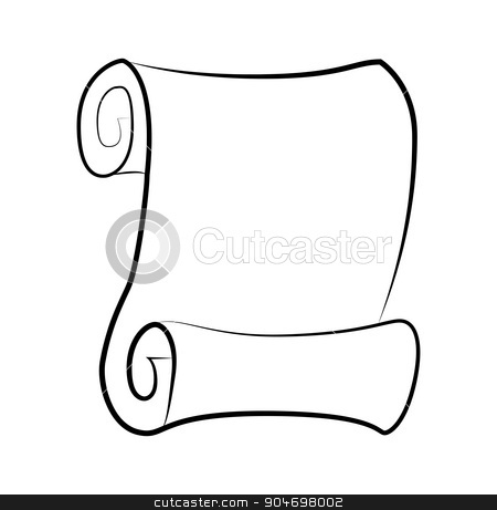 450x461 Right Clipart Rolled Paper