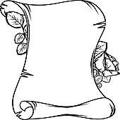 170x170 Clipart Of Old Paper With Rose K13229892