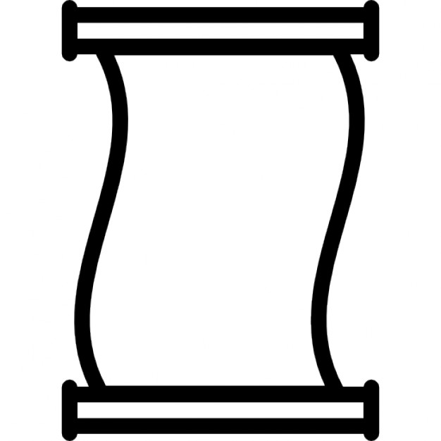 626x626 Ancient Paper Scroll Outline Icons Free Download
