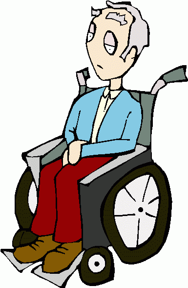 385x588 People Clipart Wheelchair