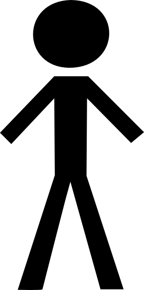 294x591 Clipart Person