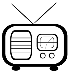 229x234 Radio Clipart Black And White Clipart Panda
