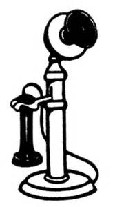 167x300 Old Fashioned Telephone Clip Art