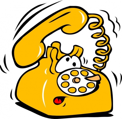 425x415 Old Telephone Clipart