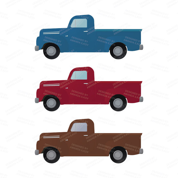 570x570 Premium Old Pickup Trucks Clip Art Truck Clipart Truck Clip