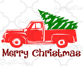 340x270 Vintage Truck With Tree Clipart