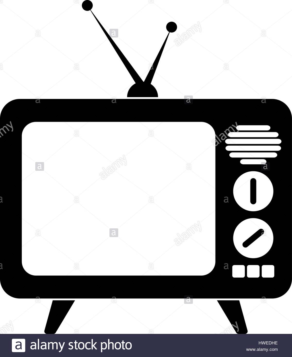 1134x1390 Old Tv, Television Icon In The Center. Around The Many Beautiful