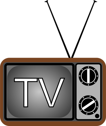 420x500 Old Tv Set Vector Illustration Public Domain Vectors
