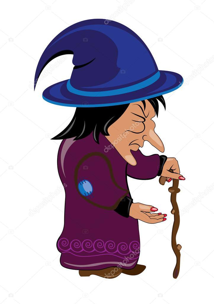 723x1023 Old Witch Stock Vector Dvargg