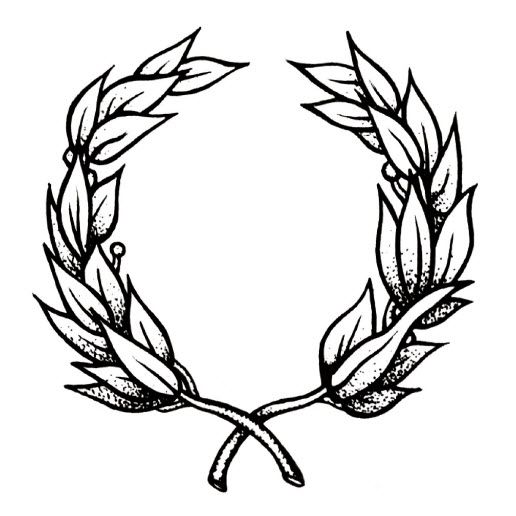 516x516 Laurel Wreath By Tattoonie Premium Temporary Tattoos.