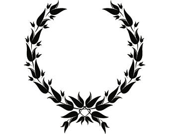 340x270 Olive Wreath Svg Etsy