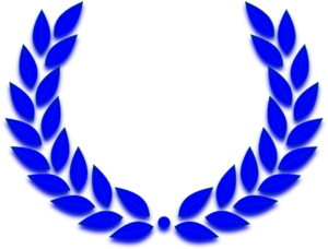 300x228 Olympic Blue Wreath Clip Art