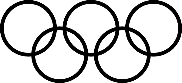 600x275 Olympic Rings Icon Clip Art Free Vector In Open Office Drawing Svg