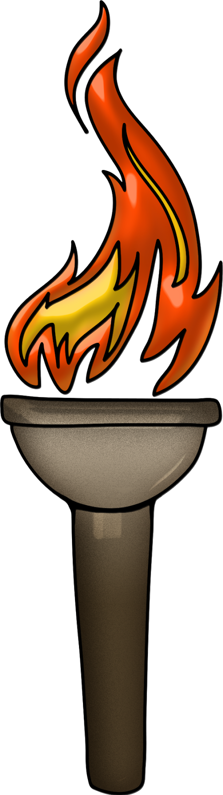 449x1600 Olympic Torch Clip Art