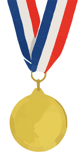 306x591 Gold Medal Clip Art