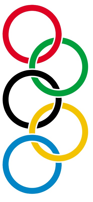 371x805 Clip Art Olympic Rings