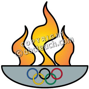 300x300 Olympic Flame Clipart