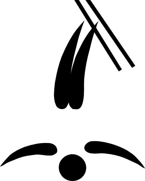 480x599 Olympic Sports Freestyle Skiing Pictogram Clip Art