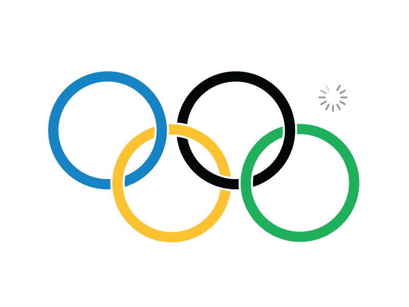 800x600 Olympic Games Rings Loading By Nikita Prokhorov