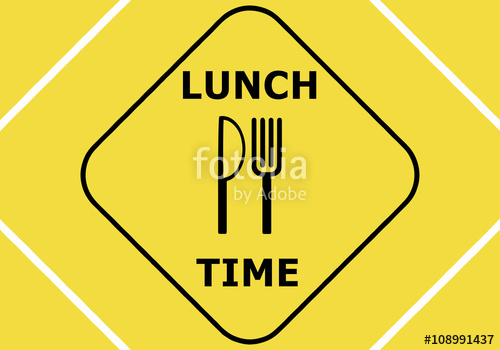 On Lunch Sign | Free download on ClipArtMag