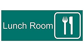 342x207 Compliancesigns Engraved Plastic Lunch Room Sign, 8 X 3 In.