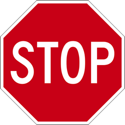 250x250 Stop Signs For Sale