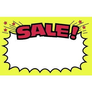 300x300 Sale Write On Sale Sign Cards 5 12 X 3 12, Pack Of 100