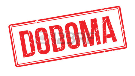 450x256 Dodoma Rubber Stamp On White. Print, Impress, Overprint. Sign