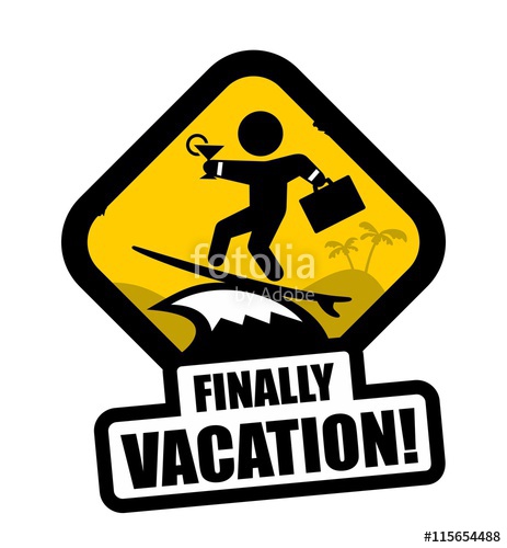 On Vacation Sign Free Download On Clipartmag