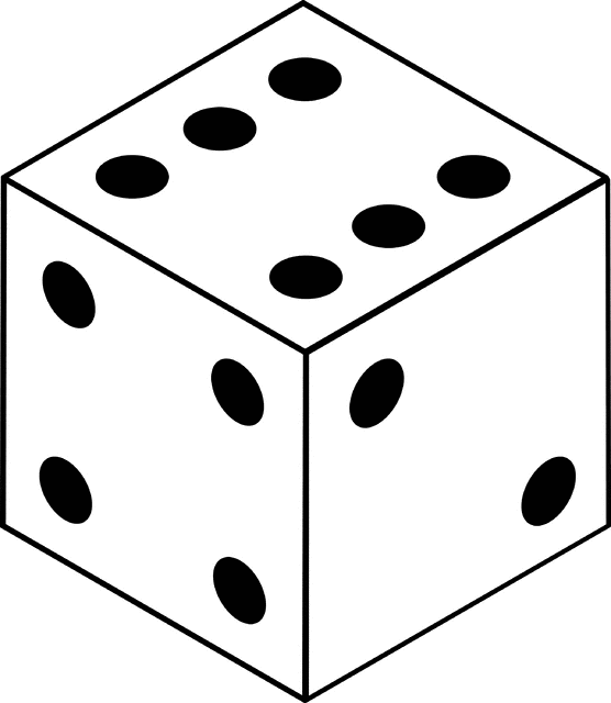 556x640 Pair Clipart One Dice
