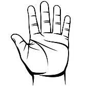 170x170 Hand Clipart Five Finger