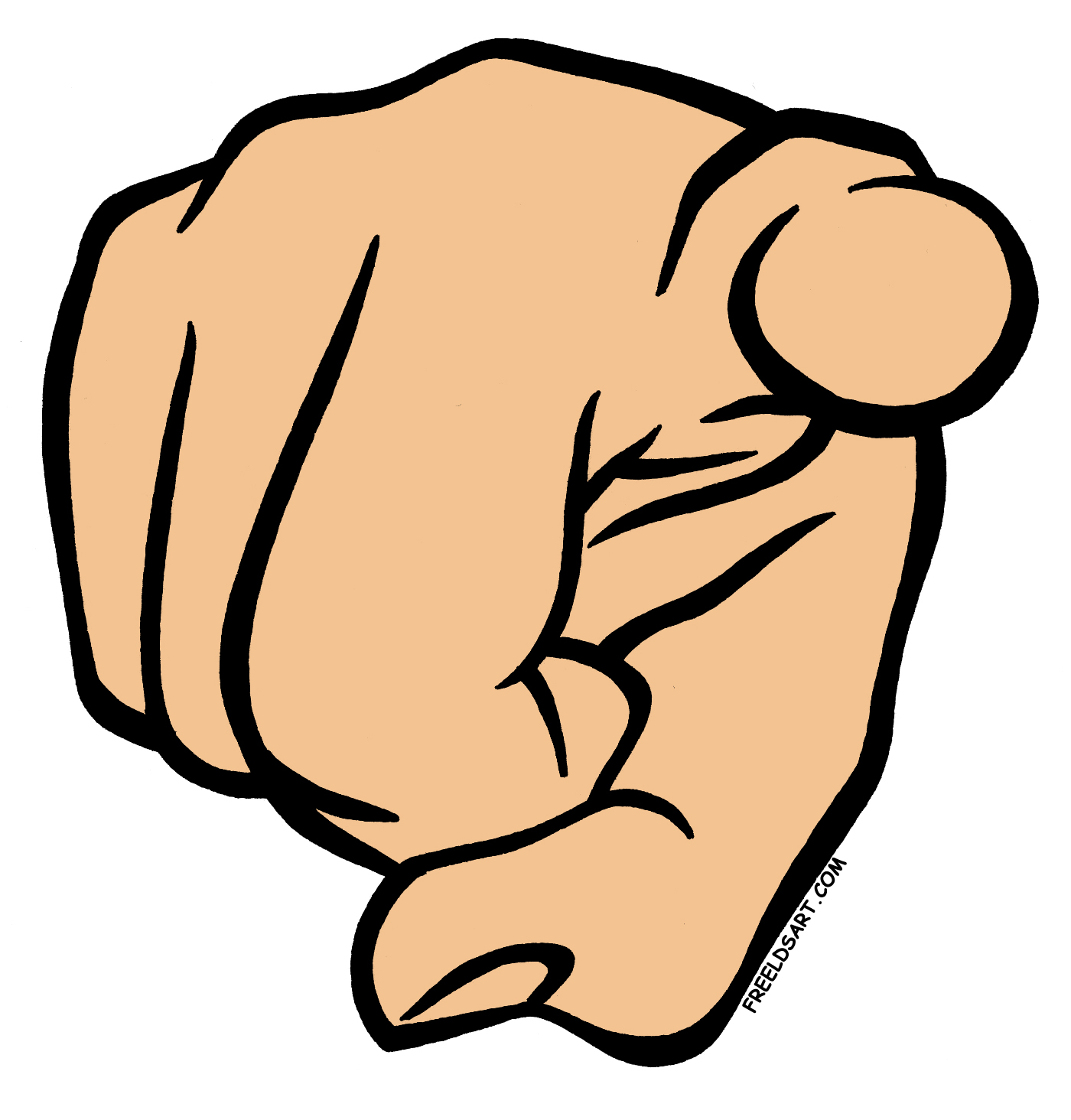 1400x1464 Pointer Finger Clipart